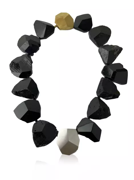 Colar Antonio Bernardo Garimpo Preto