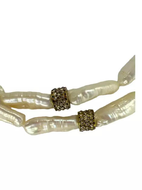 Colar Camila Klein Pedrarias Off White