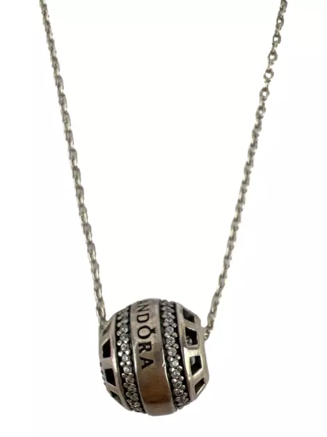Colar Pandora Signature Prateado
