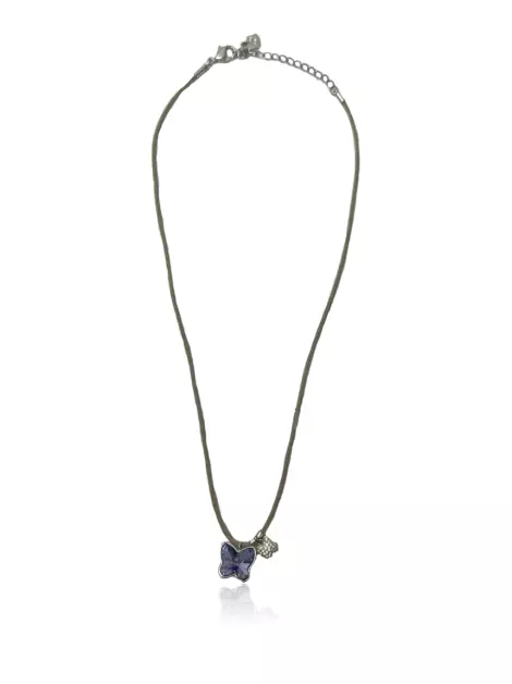 Colar Swarovski Butterfly Roxa