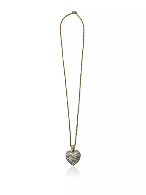 Colar Swarovski Heart Cristais