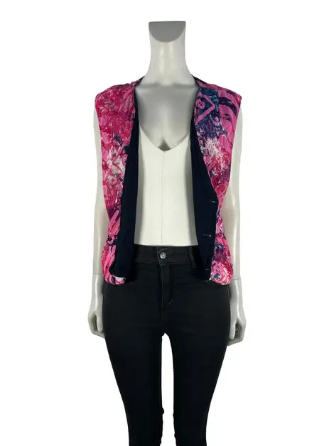 Colete BCBG Max Azria Tecido Rosa Estampado