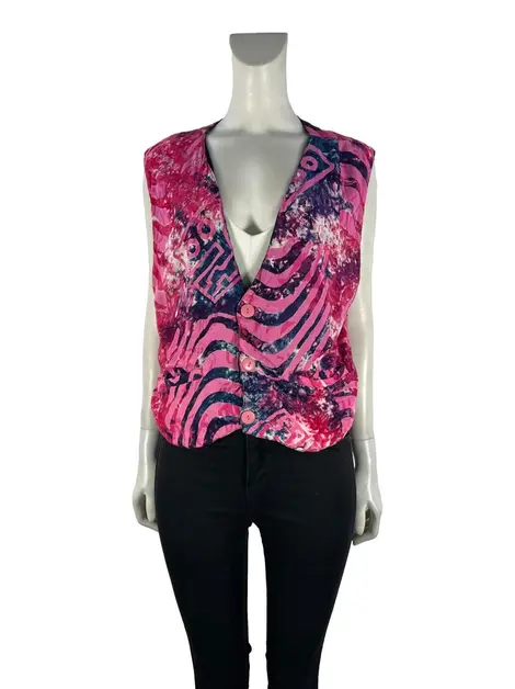 Colete BCBG Max Azria Tecido Rosa Estampado