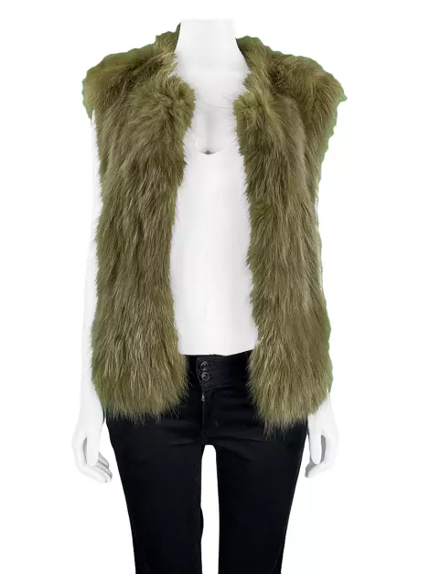 Colete Diane Von Furstenberg Pelo Verde