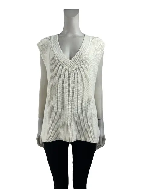 Colete Le Lis Blanc Tricot Off-White