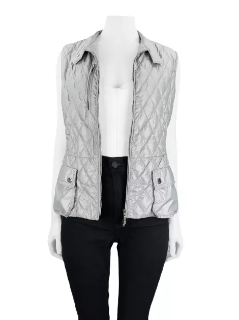 Colete Moncler Puffer Cinza