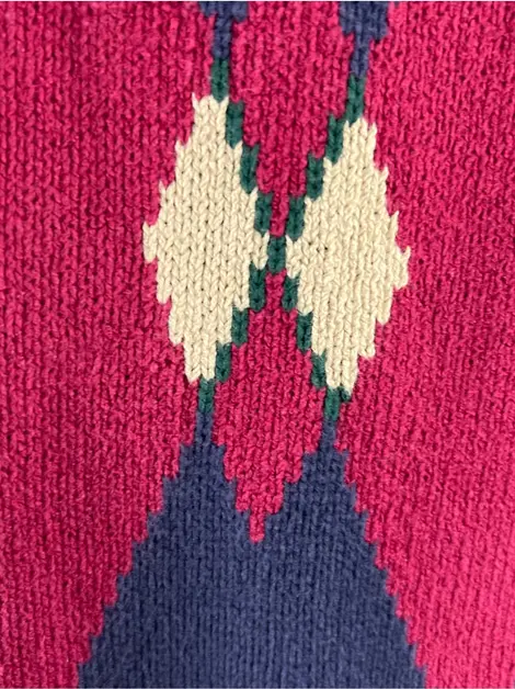 Colete Pringle of Scotland Tricot Estampado