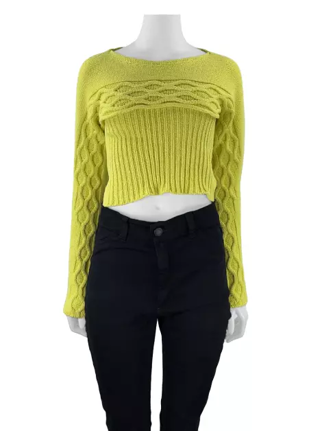 Conjunto Anselmi Tricot Amarelo