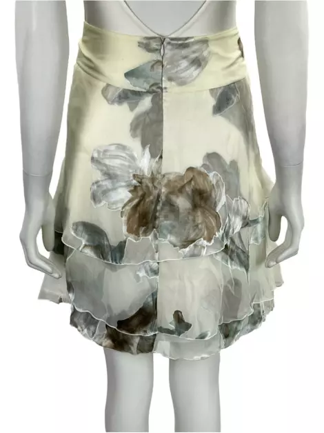 Conjunto Armani Collezioni Babado Estampado
