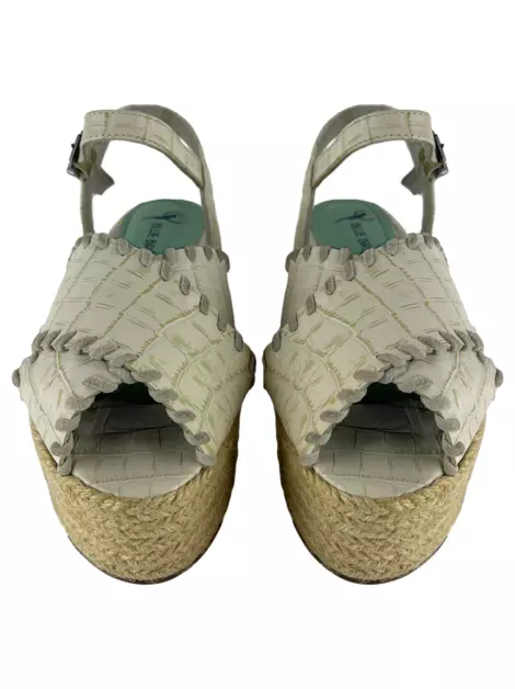 Espadrille Blue Bird Texturizado Off-White