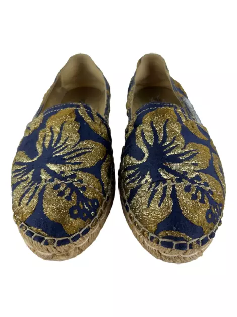 Espadrille Prada Bordado Bicolor