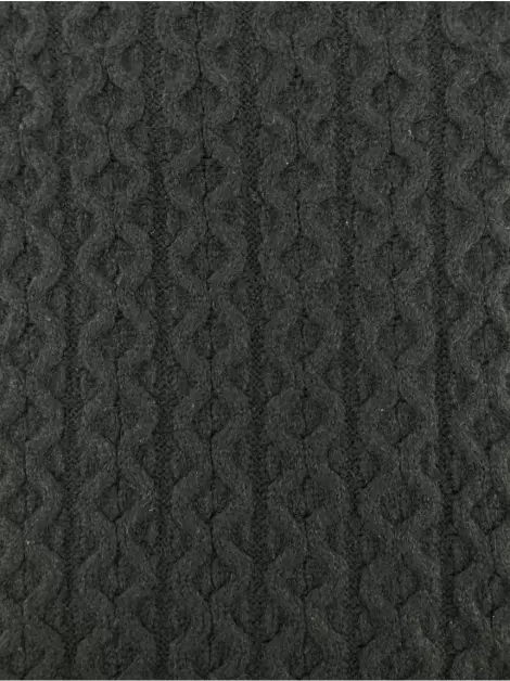 Gola Viviane Furrier Tricot Preto