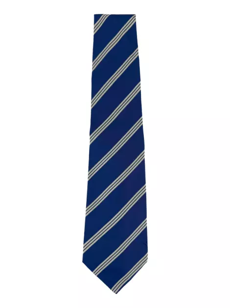 Gravata Salvatore Ferragamo Nicosia Seda Azul