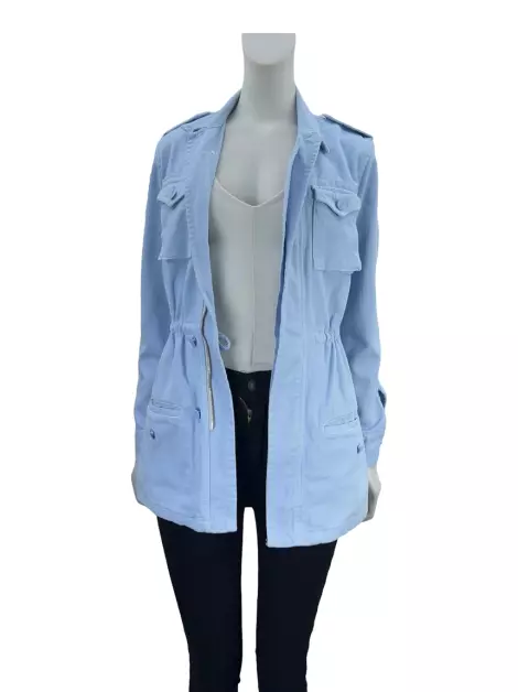 Jaqueta Carol Bassi Jeans Azul