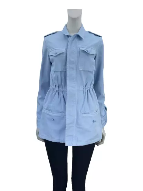 Jaqueta Carol Bassi Jeans Azul