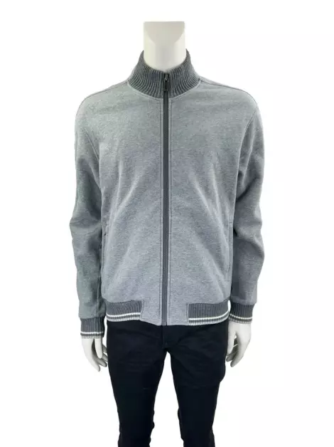 Jaqueta Ermenegildo Zegna Sport Moletom Cinza
