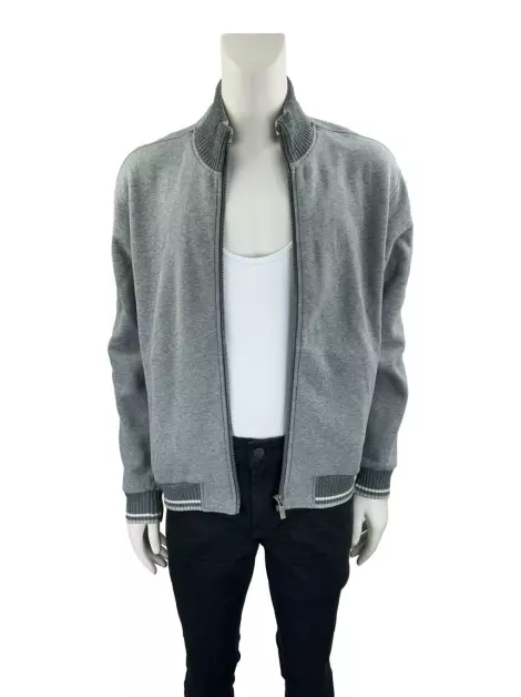 Jaqueta Ermenegildo Zegna Sport Moletom Cinza