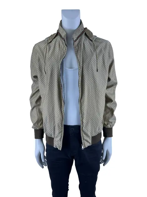 Jaqueta Gucci Nylon Monograma
