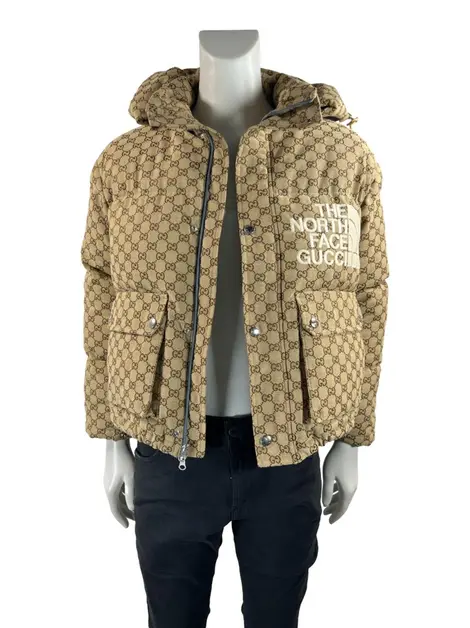 Jaqueta Gucci x The North Face Monograma