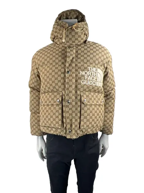 Jaqueta Gucci x The North Face Monograma