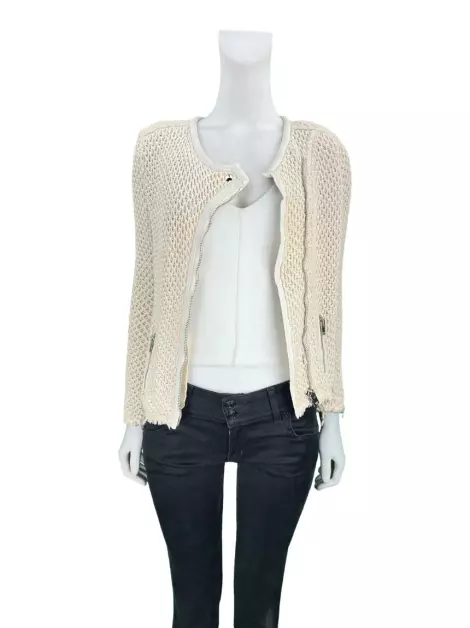 Jaqueta Iro Texturizado Off White