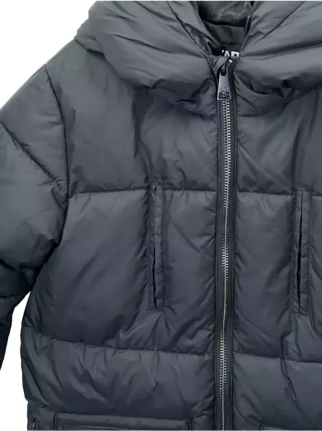 Jaqueta Karl Lagerfeld Puffer Preta