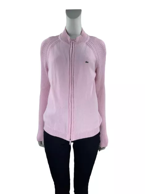 Jaqueta Lacoste Tricot Rosa