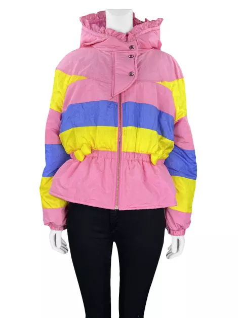 Jaqueta LoveShackFancy Nylon Rosa