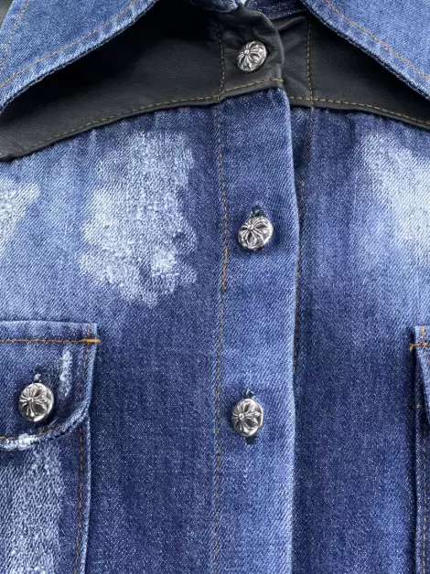 Jaqueta Philipp Plein Reta Jeans