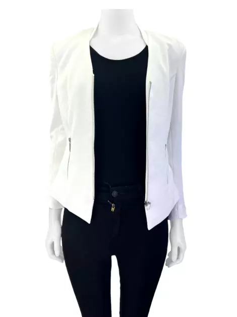 Jaqueta Rebecca Minkoff Tecido Branco