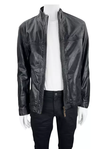 Jaqueta Timberland Couro Preto