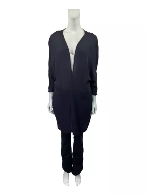 Kimono A. Brand Seda Preto