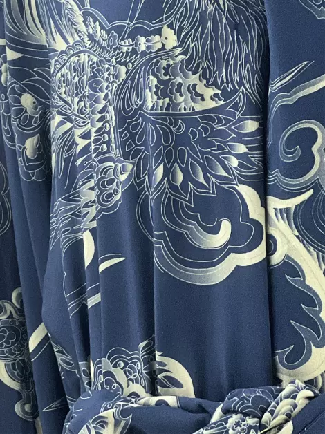 Kimono Animale Tecido Estampado