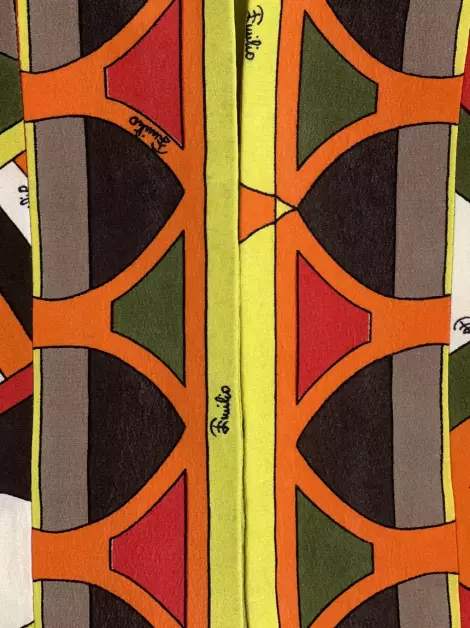 Kimono Emilio Pucci Tecido Estampado