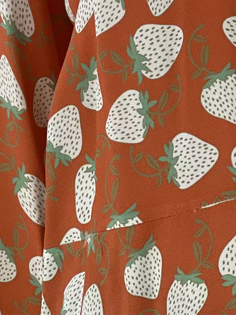 Kimono Etoiles Curto Estampado