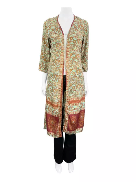 Kimono Mariana Penteado Tecido Floral