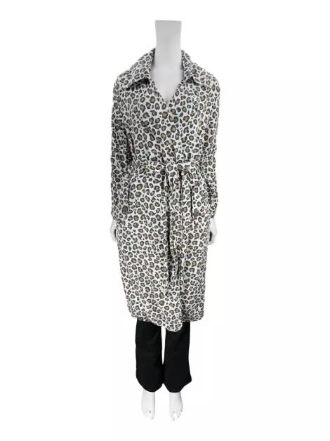 Kimono Mixed Tecido Animal Print