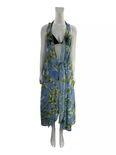 Kimono Triya Estampado Azul