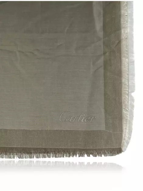Lenço Cartier Estampado Taupe