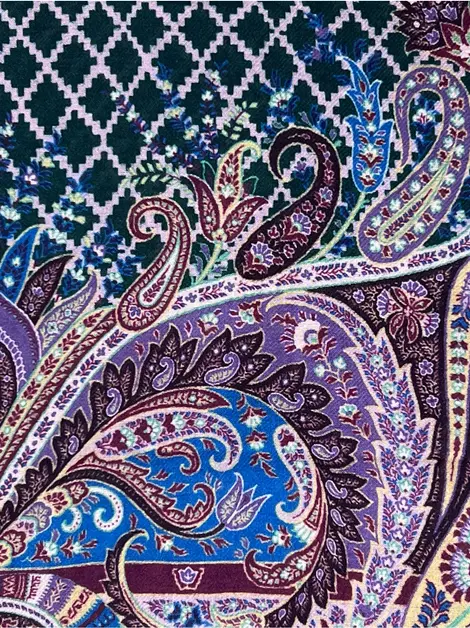 Lenço Etro Tecido Estampado
