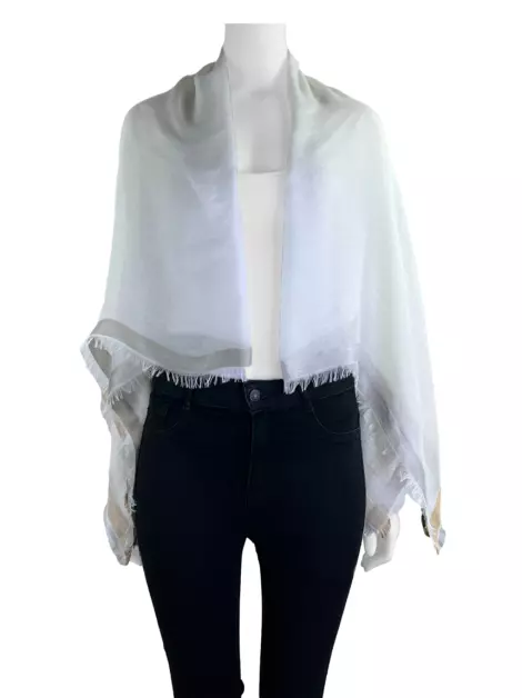 Lenço Loro Piana Cashmere Off White
