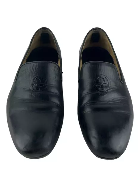 Loafer Alexander McQueen Couro Preto