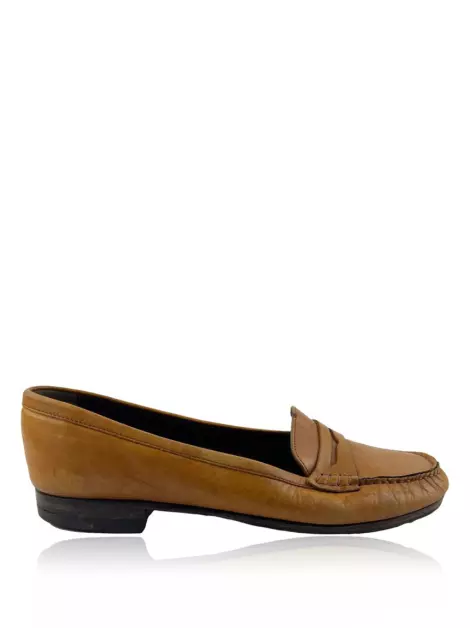 Loafer Bally Couro Marrom