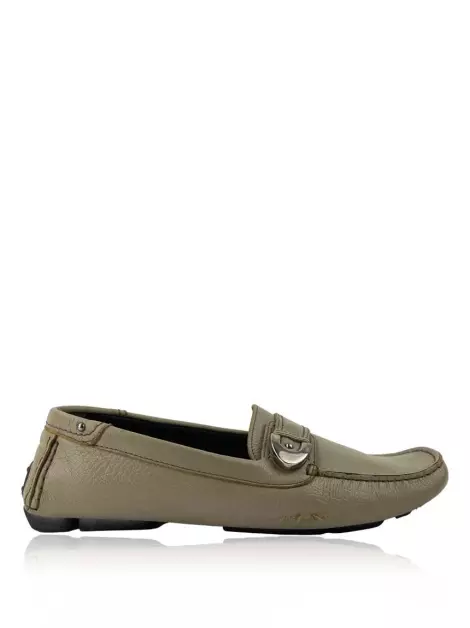 Loafer Bally Couro Taupe