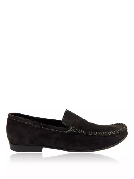 Loafer Bally Suede Marrom