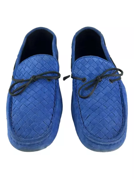Loafer Bottega Veneta Intrecciato Azul