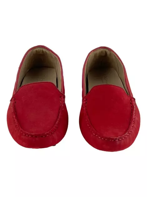 Loafer Cole Haan Suede Vermelho