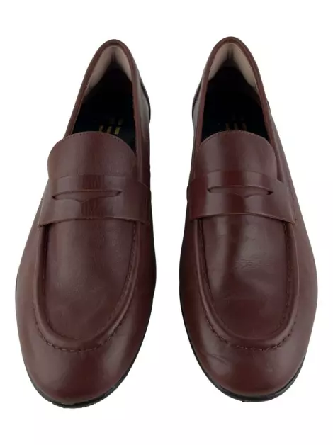 Loafer Ferri Couro Vermelho