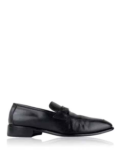 Loafer Hugo Boss Couro Preto