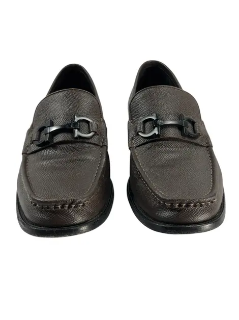Loafer Salvatore Ferragamo Couro Marrom